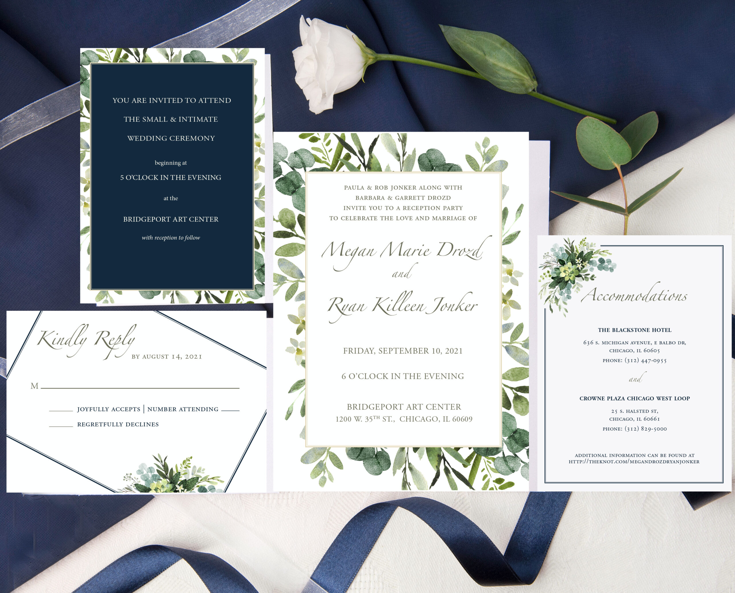 Foliage Wedding Set